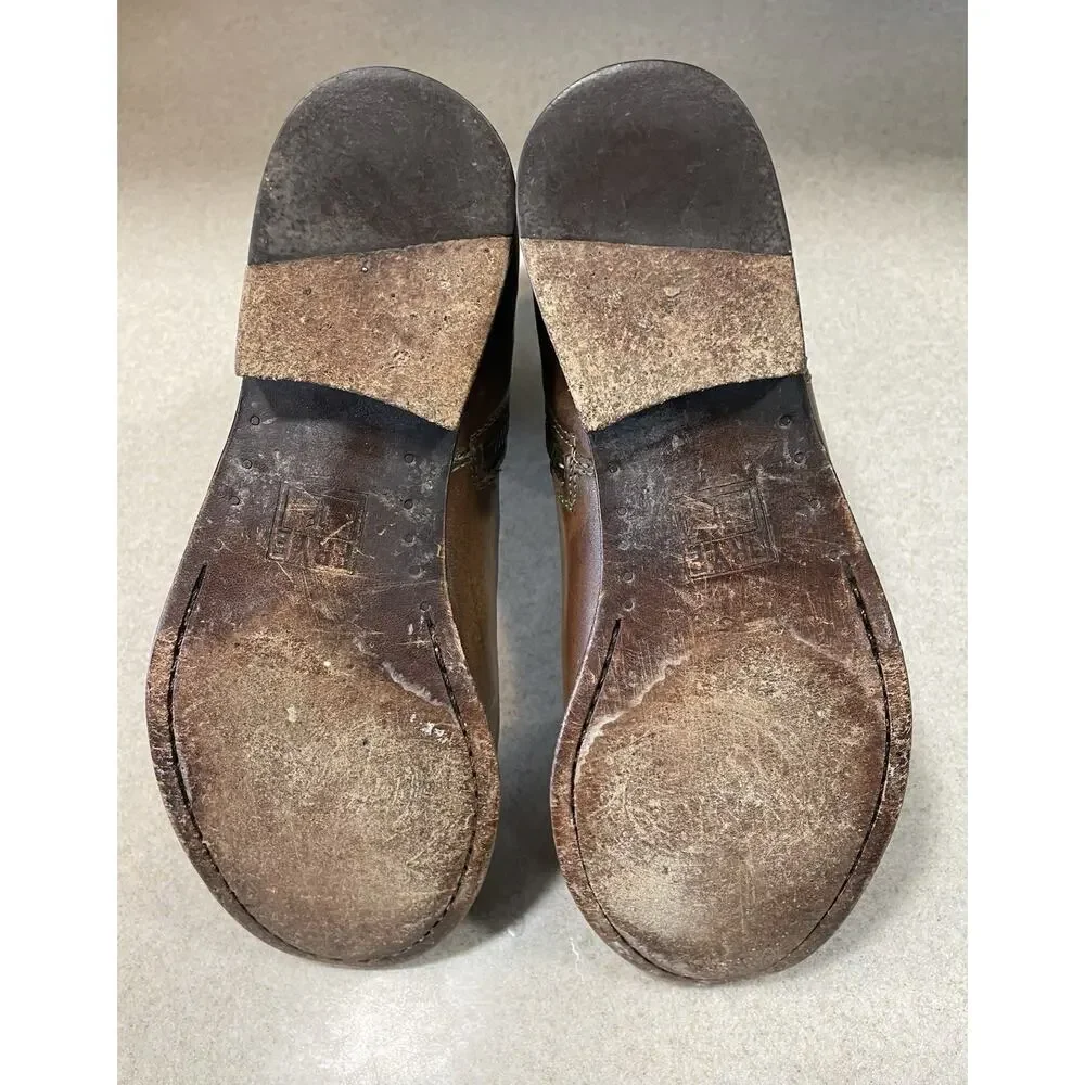 Women's Size 6B Frye Boots Melissa Button Short Brown Riding Style 77897-Western - Picture 7 of 13
